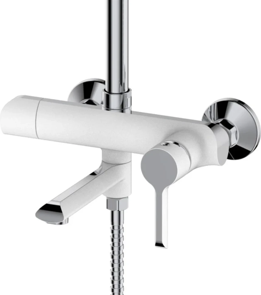 Душевая стойка Haiba HB805-8 белая