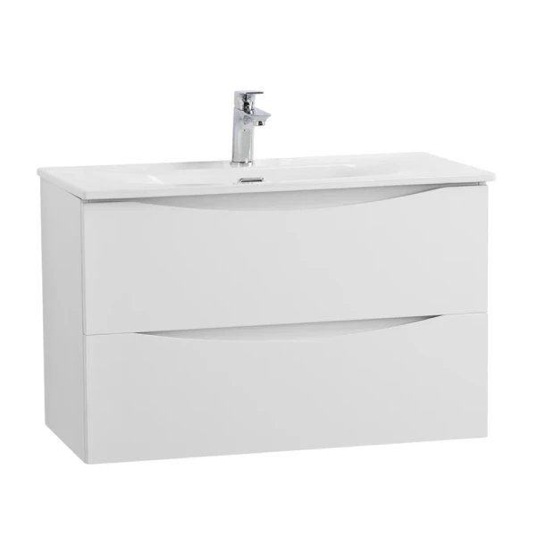 Тумба под раковину BelBagno Marino-cer-mini 80 подвесная, bianco lucido