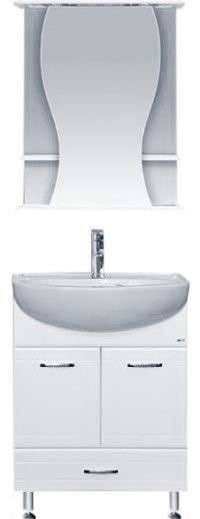 Зеркало-шкаф Misty Карина R 60 с подсветкой