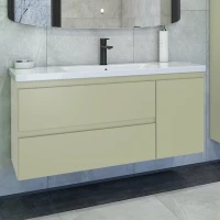 Тумба с раковиной Caprigo Forte 120 R подвесная, фисташка
