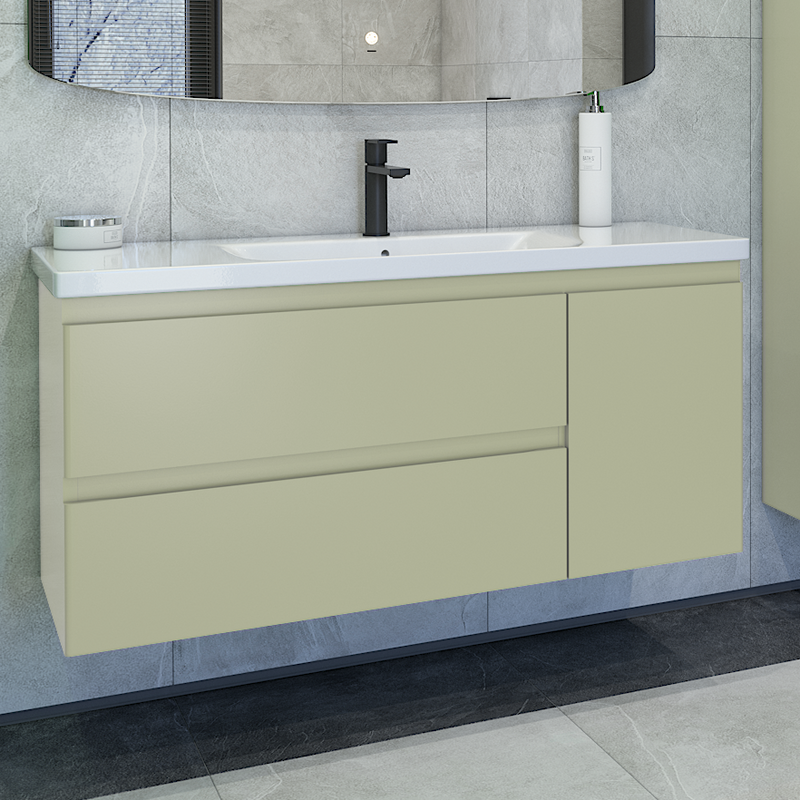 Тумба с раковиной Caprigo Forte 120 R подвесная, фисташка