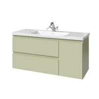 Тумба с раковиной Caprigo Forte 120 R подвесная, фисташка