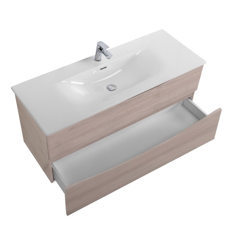 Мебель для ванной комнаты BelBagno Marino-cer-n 120 подвесна, rovere grigio