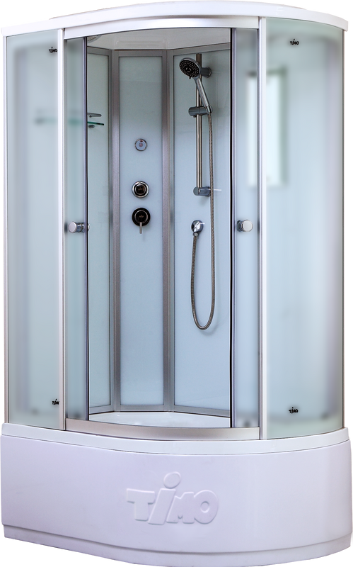 Душевая кабина Timo Standart T-6620SFL Silver Fabric L с высоким поддоном