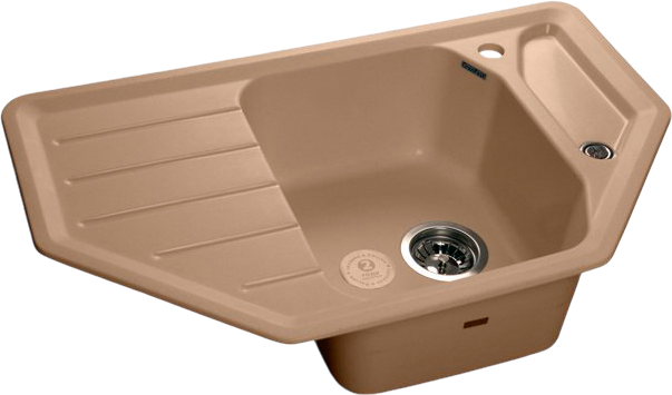 Комплект Мойка GranFest Corner C-800 E топаз + Смеситель MEGA Mega