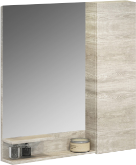 Зеркало Comforty Верона 75 белый дуб