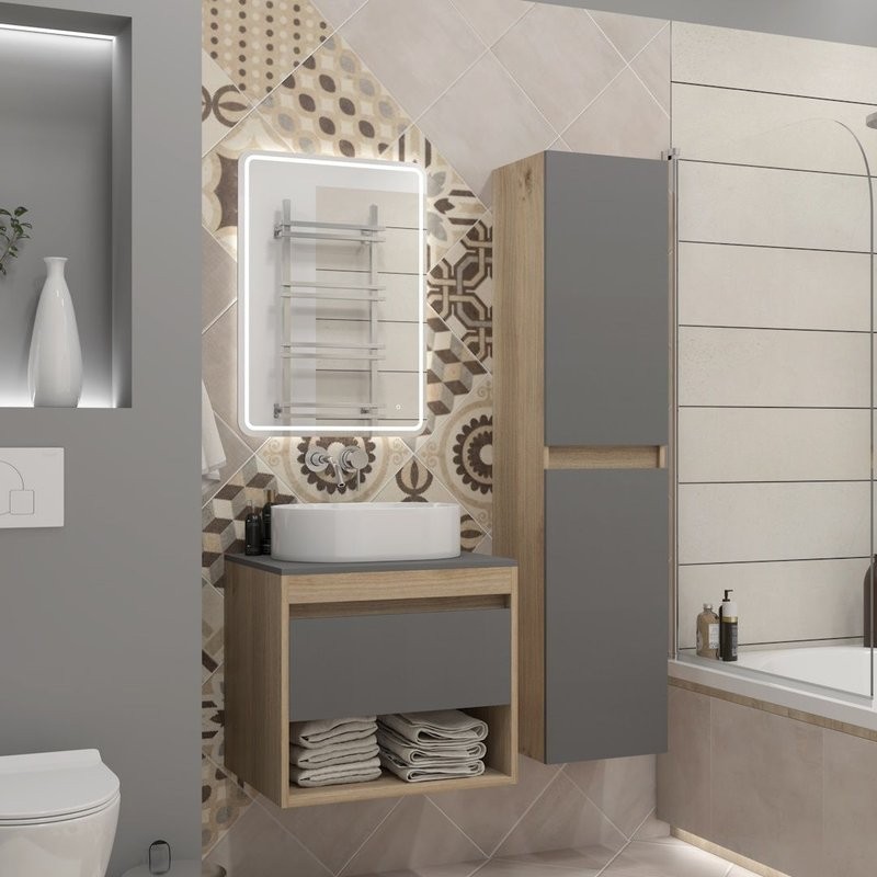 Шкаф-пенал для ванной Teymi Ritta T60526