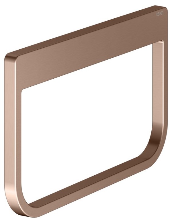 Держатель для полотенец Keuco Collection Moll 12721 шлифованное красное золото, кольцо