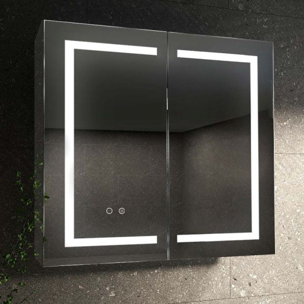 Зеркало-шкаф AQUATEK AQ7104-MLC 100 с подсветкой