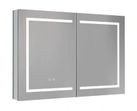 Зеркало-шкаф AQUATEK AQ7104-MLC 100 с подсветкой Зеркало-шкаф AQUATEK AQ7104-MLC 100 с подсветкой
