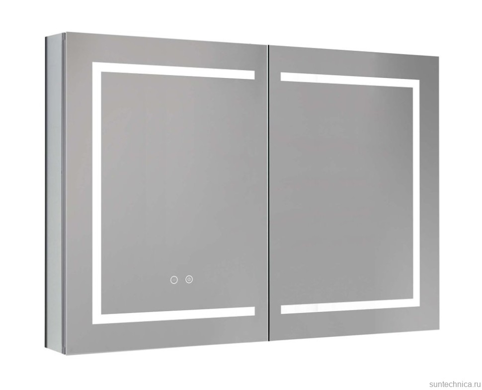Зеркало-шкаф AQUATEK AQ7104-MLC 100 с подсветкой