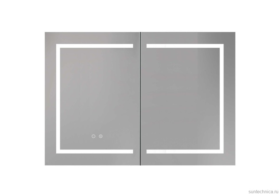 Зеркало-шкаф AQUATEK AQ7104-MLC 100 с подсветкой