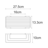 Полка Wasserkraft Aisch K-711BRUSHED GOLD матовое золото Полка Wasserkraft Aisch K-711BRUSHED GOLD матовое золото
