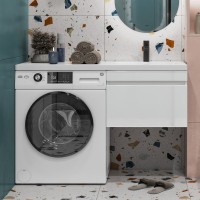 Мебель для ванной комнаты Vigo Urban 60 R 1 ящик, под стиральную машину, белая