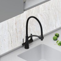 Смеситель для кухни Sancos Eri SC4001MB с гибким изливом, матовый черный