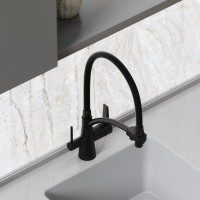 Смеситель для кухни Sancos Eri SC4001MB с гибким изливом, матовый черный
