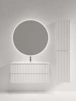 Мебель для ванной комнаты Sancos Snob R 100 Bianco, раковина CN7027