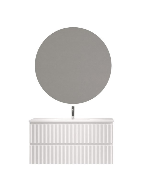 Мебель для ванной комнаты Sancos Snob R 100 Bianco, раковина CN7027