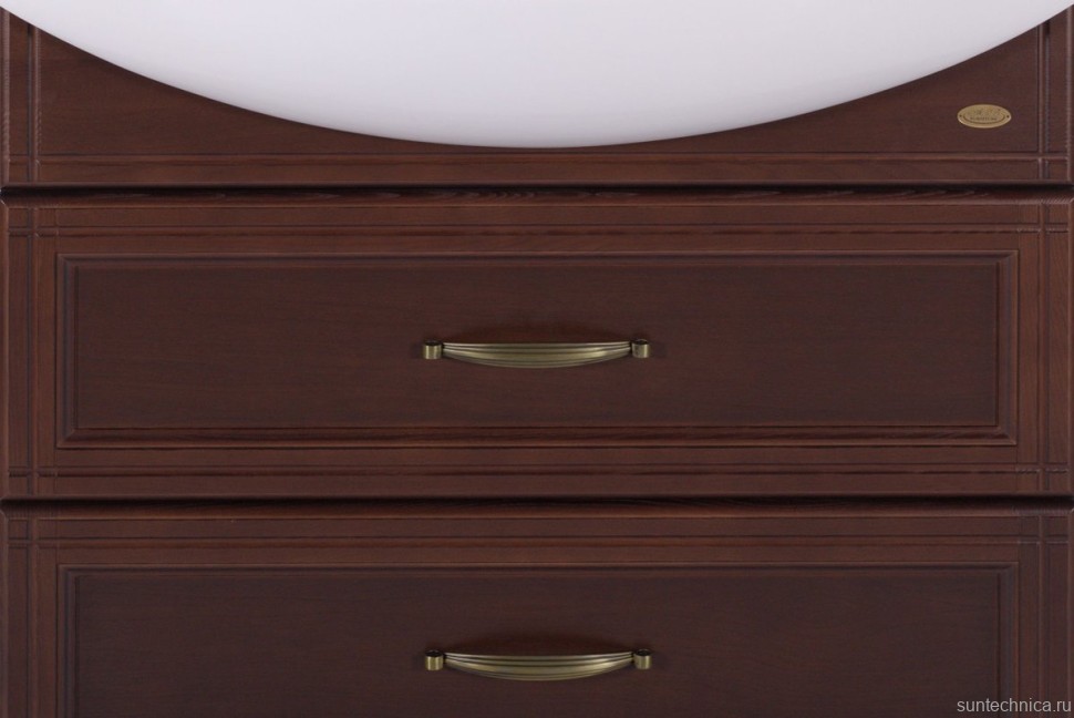 Тумба с раковиной ASB-Woodline Берта 85 орех антикварный