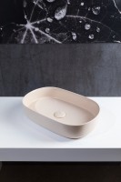 Накладная раковина Allen Brau Fantasy Oval 55x36, слоновая кость