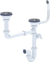 Комплект Мойка Florentina Россана антрацит + Измельчитель Bone Crusher BC 810-SL Slim Line