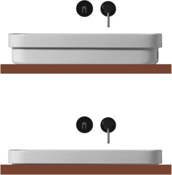 Раковина Kerasan Tribeca 514301 белая