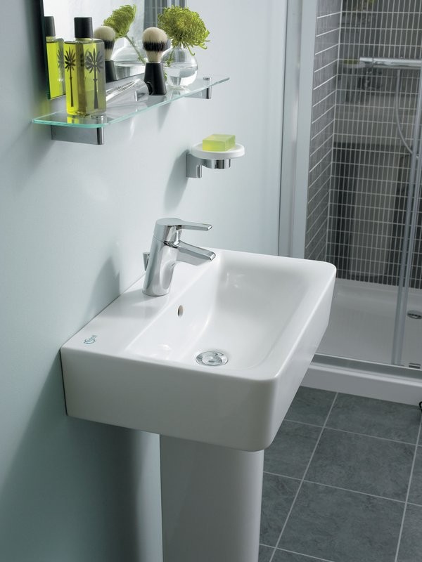 Раковина Ideal Standard Connect Cube E794501 60 см, с пьедесталом