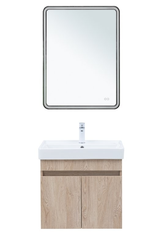 Мебель для ванной комнаты Aquanet Оптима 60 подвесная, дуб светлый