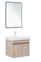 Мебель для ванной комнаты Aquanet Оптима 60 подвесная, дуб светлый