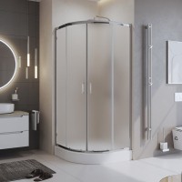 Душевой уголок BelBagno Uno -195 R 2 90 P Cr стекло текстурное