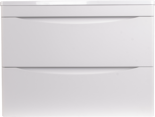 Тумба под раковину Style Line Бергамо Мини 70 Люкс Plus подвесная, антискрейтч белая