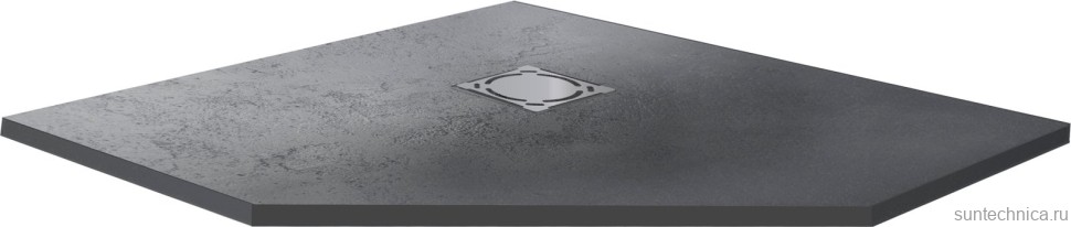 Поддон для душа RGW Stone Tray ST/T-0100G 100х100х2,5 графит