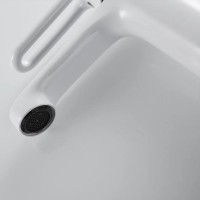 Смеситель для раковины Shevanik S8101F белый, хром