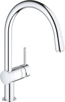 Комплект Мойка Florentina Липси 600 антрацит + Смеситель Grohe Minta 3291800E хром
