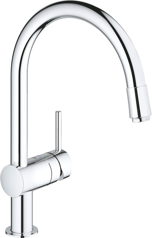 Комплект Мойка Florentina Липси 600 антрацит + Смеситель Grohe Minta 3291800E хром