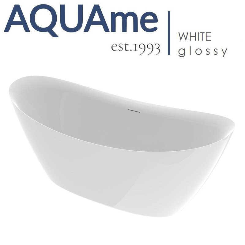 Ванна AQUAme акриловая отдельностоящая AQM3504GW