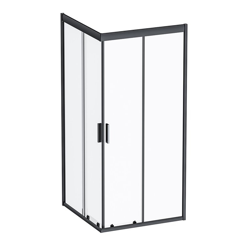 Душевой уголок AM.PM Gem W90G-403-090BT 90x90, профиль черный