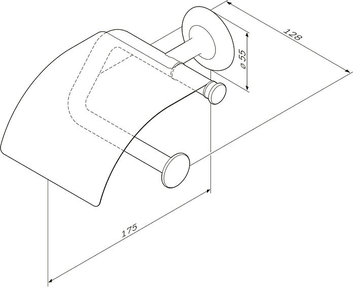Держатель для туалетной бумаги AM.PM Like A80341500