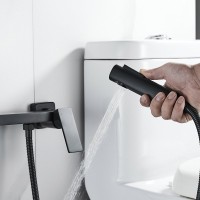 Гигиенический душ Rose R1805H-1 со смесителем, черный