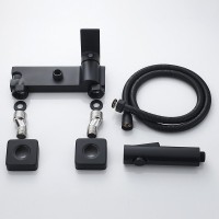 Гигиенический душ Rose R1805H-1 со смесителем, черный