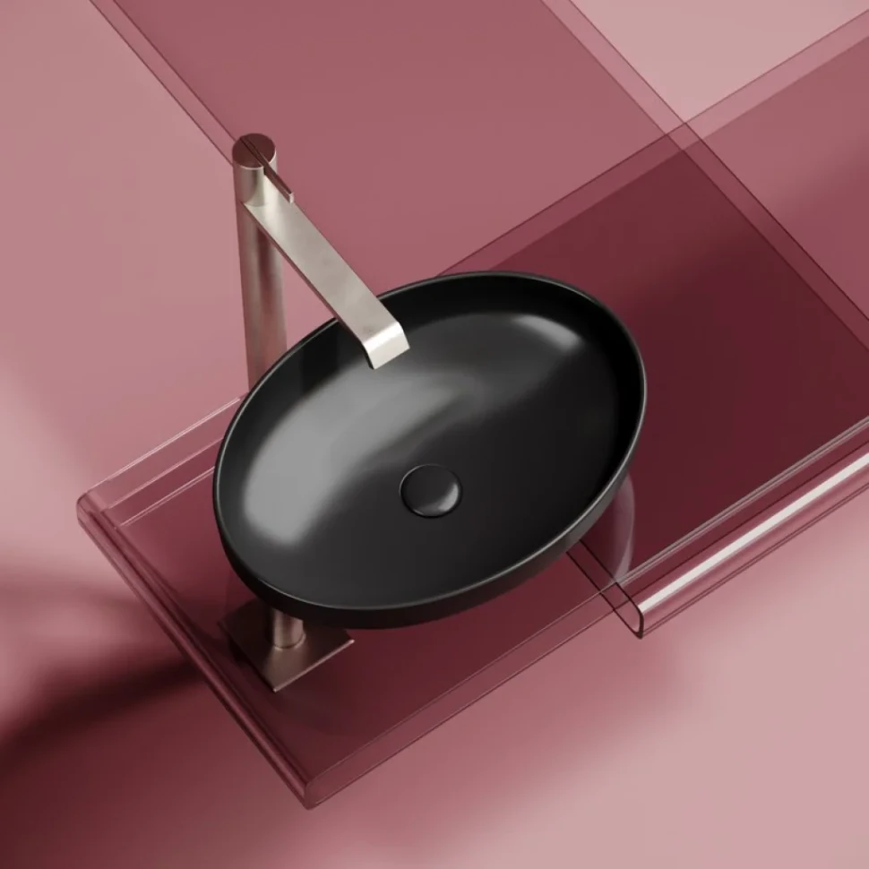 Накладная раковина Ceramicanova Element CN6056MB черная матовая