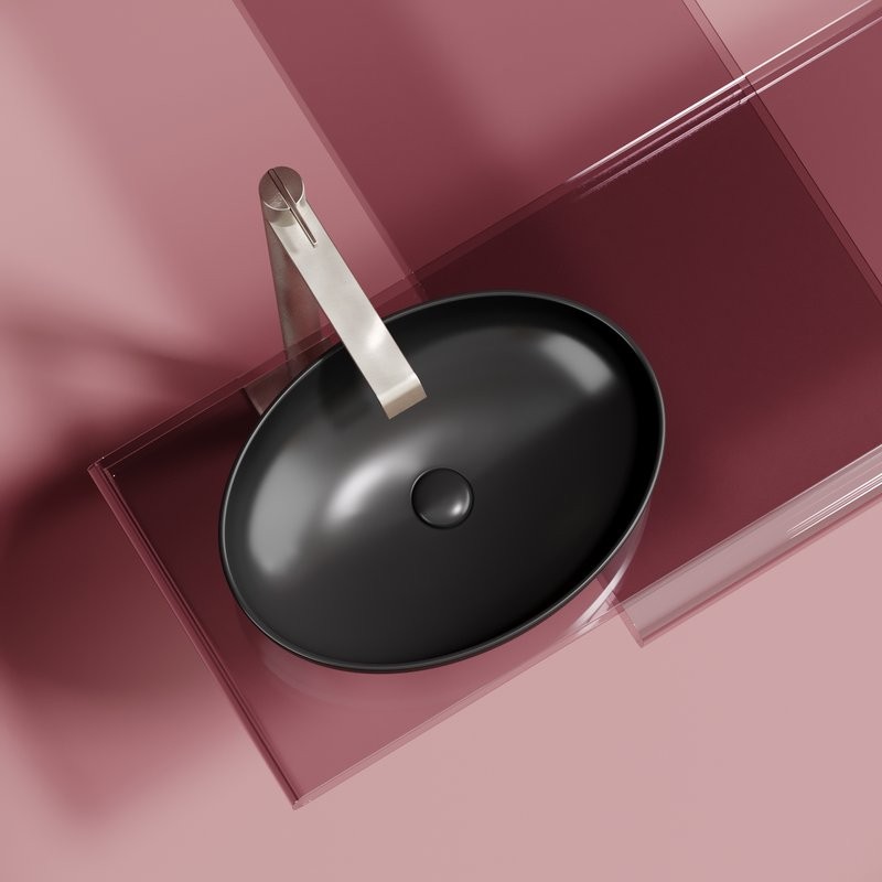 Накладная раковина Ceramicanova Element CN6056MB черная матовая