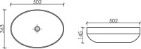 Накладная раковина Ceramicanova Element CN6056MB черная матовая