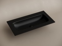Мебельная раковина Ceramicanova Grace прямоугольная 91см без отверстия под смеситель 910*457*137 черный матовый CN7019MBwx