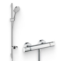 Душевой комплект Термостат Hansgrohe Ecostat Comfort 13116000, для душа + Гарнитур Raindance Select S 120 3iet 26631000