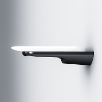 Мыльница AM.PM Inspire 2.0 A50A34222 настенная, стеклянная, черная Мыльница AM.PM Inspire 2.0 A50A34222 настенная, стеклянная, черная