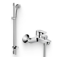 Душевой комплект Смеситель Hansgrohe Talis E + Гарнитур Croma 100 Multi 27774000, Unica'C