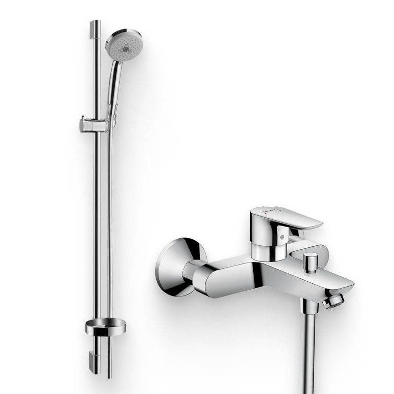 Душевой комплект Смеситель Hansgrohe Talis E + Гарнитур Croma 100 Multi 27774000, Unica'C