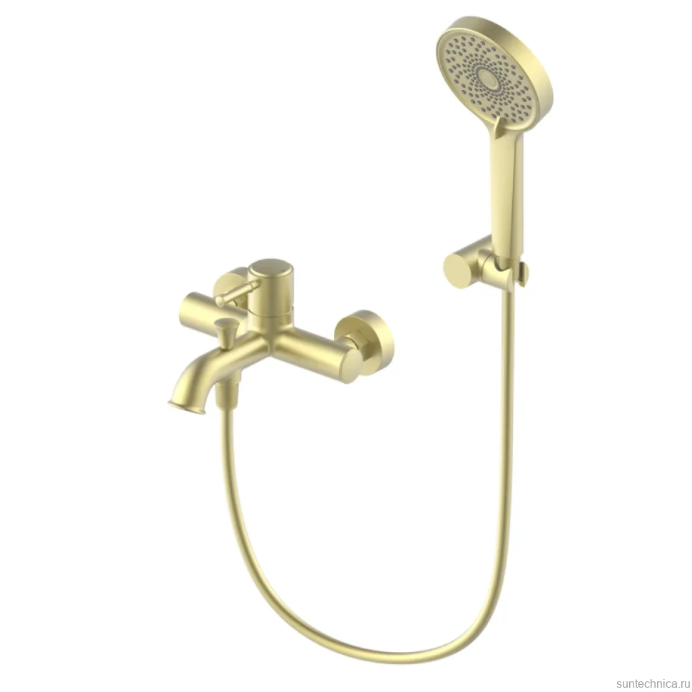 Смеситель для ванны с душем Wonzon & Woghand WW-88037073-BG брашированное золото