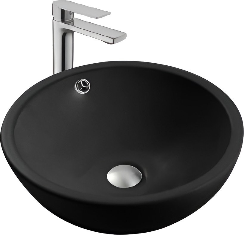 Накладная раковина AQUATEK AQ5354-MB матовая черная